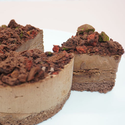 【アイス仕立て】濃厚チョコレートセミフレッド アーモンドクッキー仕立て 4号