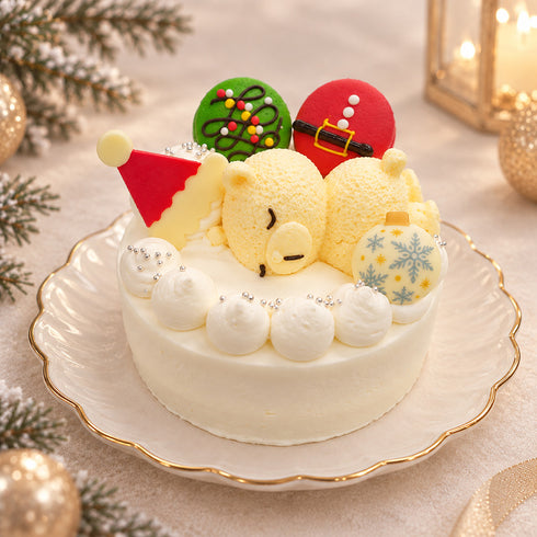 【11/30まで早割10%OFF】くまサンタのホワイトノエル