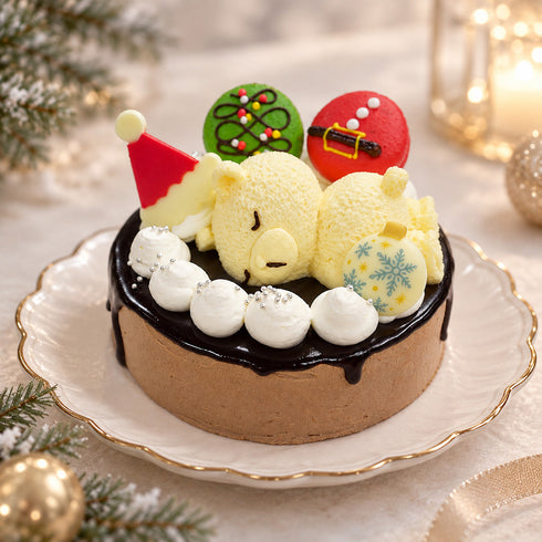 【11/30まで早割10%OFF】くまサンタのショコラノエル