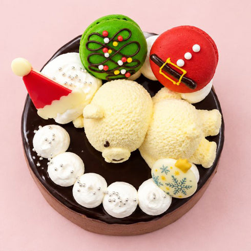 【11/30まで早割10%OFF】くまサンタのショコラノエル