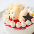 おやすみクマのアイス風レアチーズケーキ 4号 ミックスベリー × 星空デザイン|誕生日・ギフトに